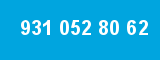 931 052 80 62 931 052 80 62